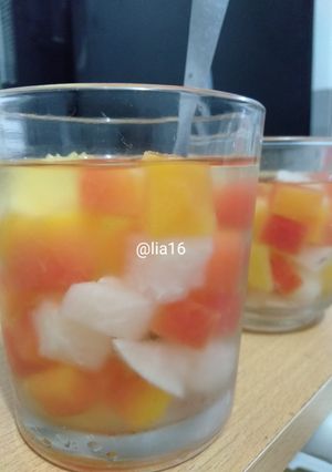 Foto resep Es koktail / es bulbul