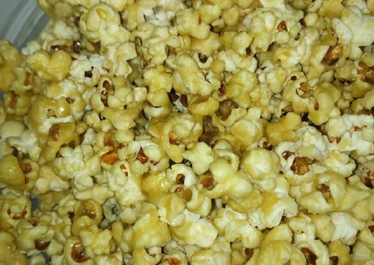 Simple Way to Make Any-night-of-the-week Caramel popcorns