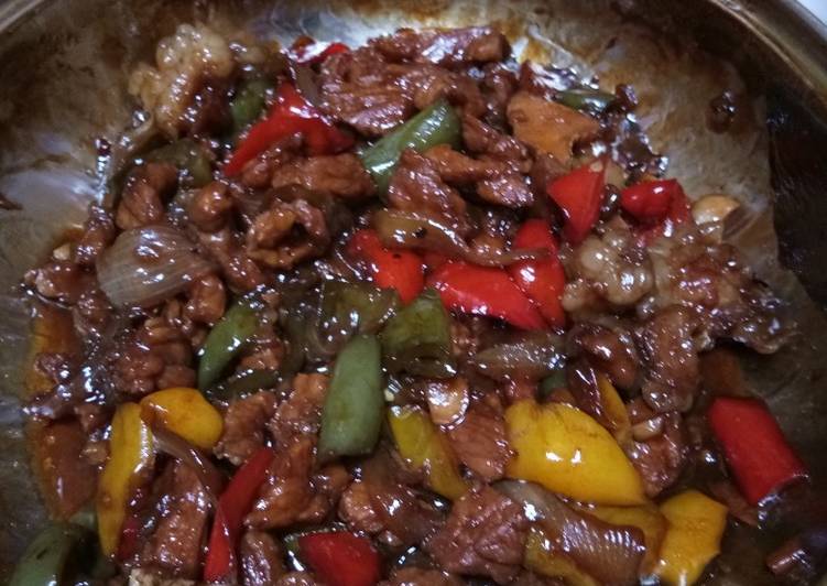 Tumis Sapi Kecap Lada Hitam