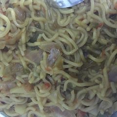 A picture of Masala maggi.