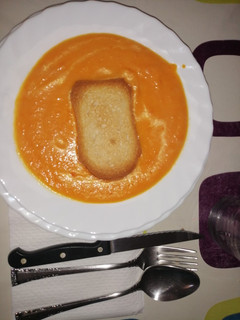 Una foto de Crema de Zanahoria