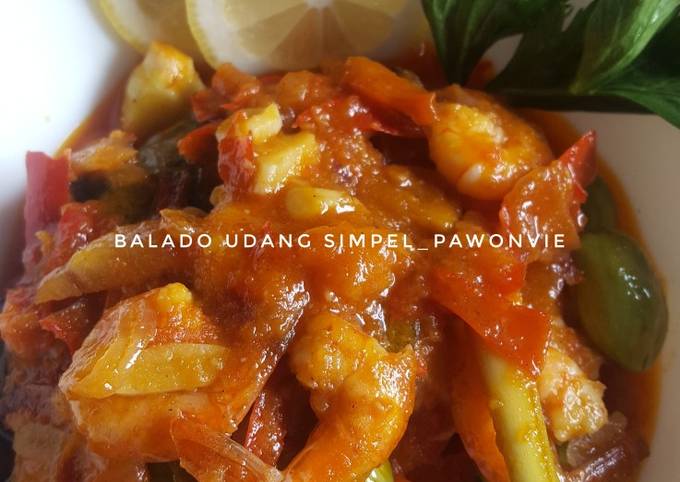 Balado Udang Simpel