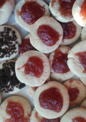 Una foto de Pepas con membrillo