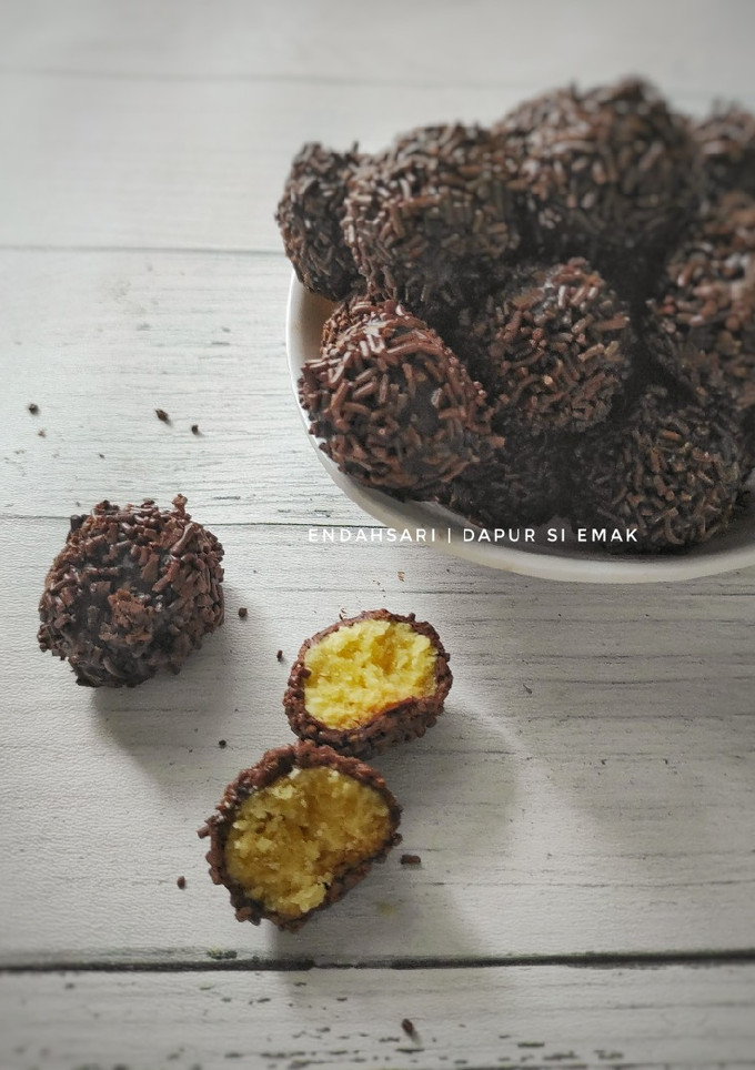 Foto resep Kue Rambutan / Kukis Bola Coklat