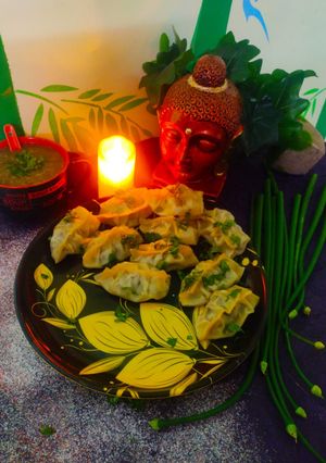 চিকেন মোমো (Chicken momo recipe in Bengali) রেসিপির প্রধান ছবি