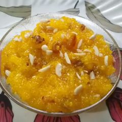 A picture of Mawa Sabudana Halwa.