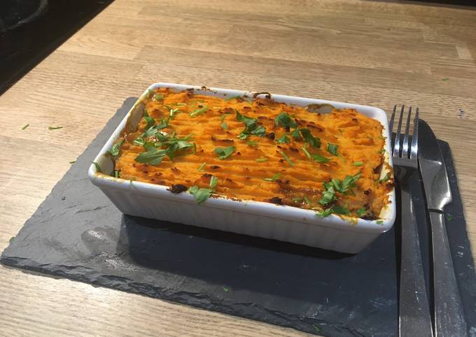 Lentil cottage pie Recipe