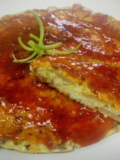 Foto resep Omelet Nasi (Pizza Telur)