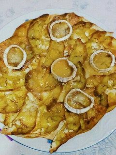 Una foto de Berenjena con queso de cabra🐐