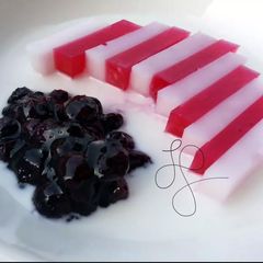 A picture of 4th Of July Coconut Jello.