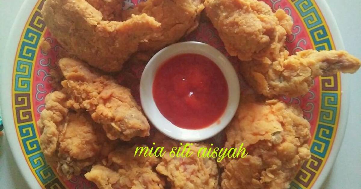  Resep  Ayam  crispy original  friedchicken original  oleh 