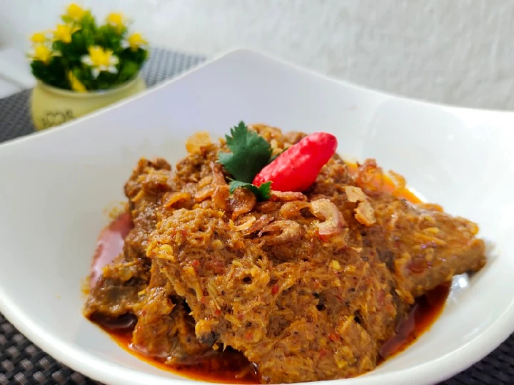 Langkah Mudah untuk Membikin Resep 114. Rendang Daging Extra Kelapa Magic.com yang  Bikin Ketagihan Anti Ribet, Bikin Ngiler
