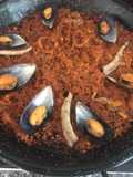 Paella con anguila