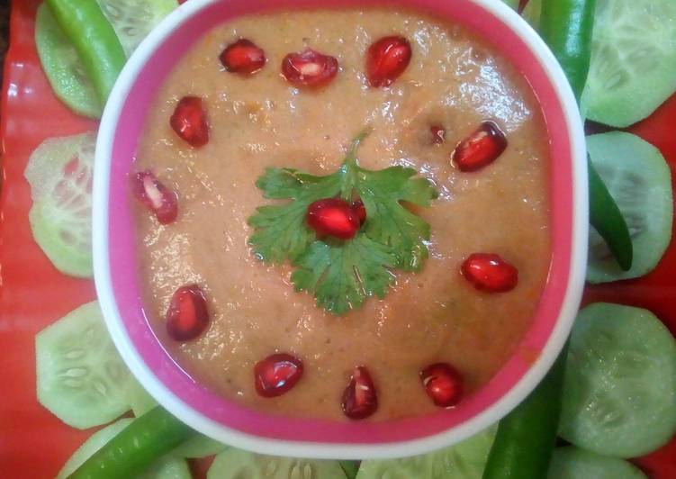 Navratri special tomato chutney