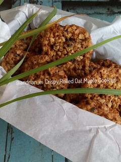 Foto resep Crispy Rolled Oat Maple Cookies