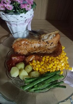 Foto resep Grill Salmon