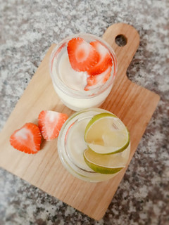 Hình của món Mousse chanh siêu dễ.