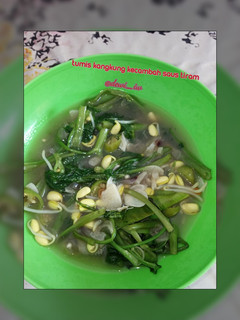 Foto resep Tumis kangkung kecambah saus tiram