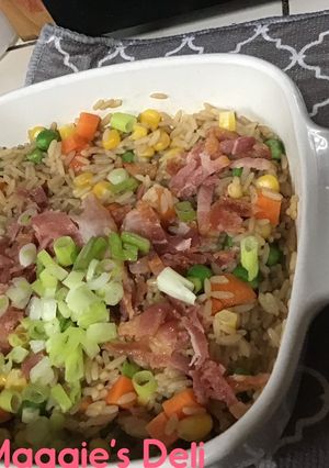 Una foto de Arroz oriental en micro