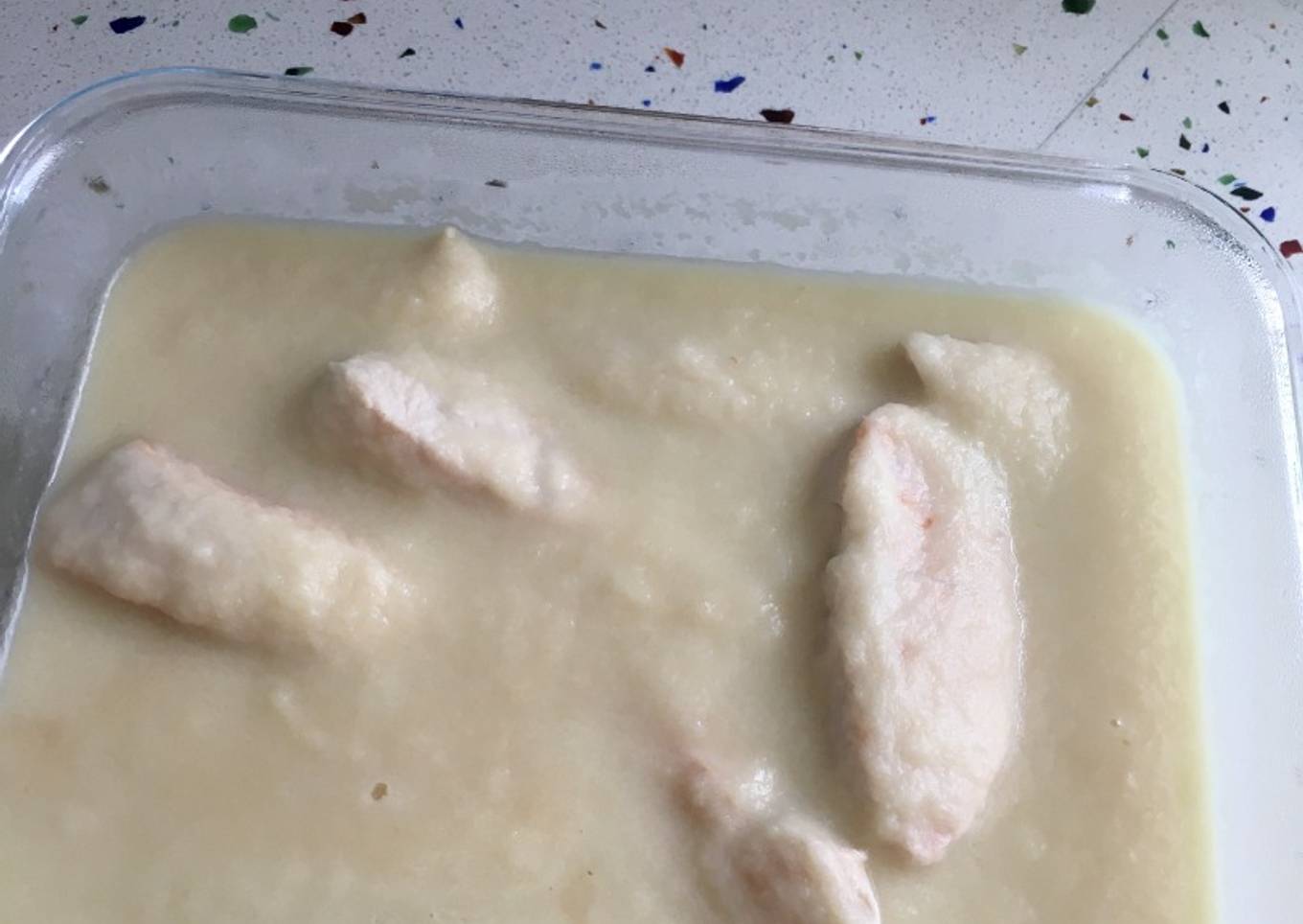 Solomillo de pavo en salsa de cebolla en Mambo