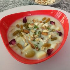 A picture of Creamy custard.