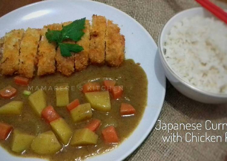 Cara Terbaik saat makan malamJapanese Curry Rice with Chicken Katsu