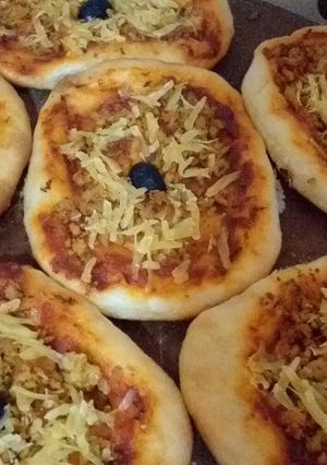 صورة لوصفة بيتزا بالفرماج 🍕🍕
