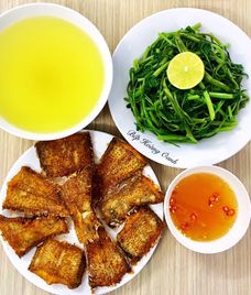 cá lưỡi trâu chiên giòn