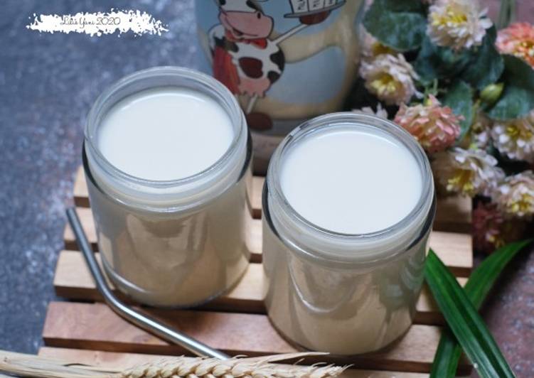 Bagaimana Menyiapkan Susu Kacang Kedelai yang Enak Banget