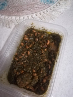 عکسی از دستور قرمه سبزی با سبزی خشک