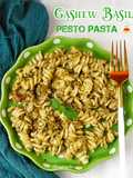 Cashew Basil Pesto Pasta 🍝
