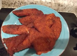 Una foto de Tilapia empanizada
