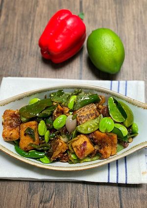 Foto resep Ikan (asin) Jambal Masak Hijau