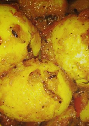 A picture of Egg Masala.