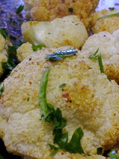 Una foto de Coliflor especiada al horno