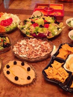 صورة لوصفة حُمُّص بالطحينة