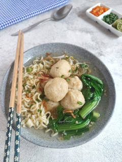 Foto resep Bakso kuah simpel (bakso vegan)