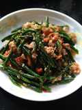 Tumis Kacang Panjang Daging Ayam Cincang