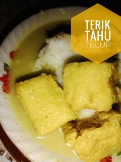 Foto resep Terik Tahu Telur kuah kuning