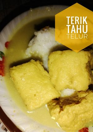 Foto resep Terik Tahu Telur kuah kuning