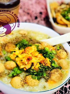 Hình của món Cháo nấm chay thơm ngon, mát bổ (ngày 1).