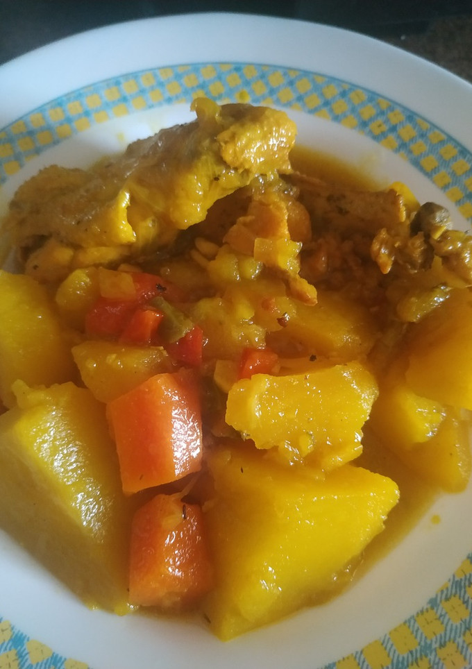 Una foto de Estofado de la abuela de pollo a la cerveza