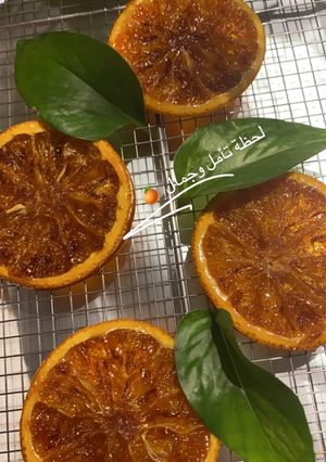 صورة لوصفة شرائح البرتقال المكرمل 🍊🍊🍊