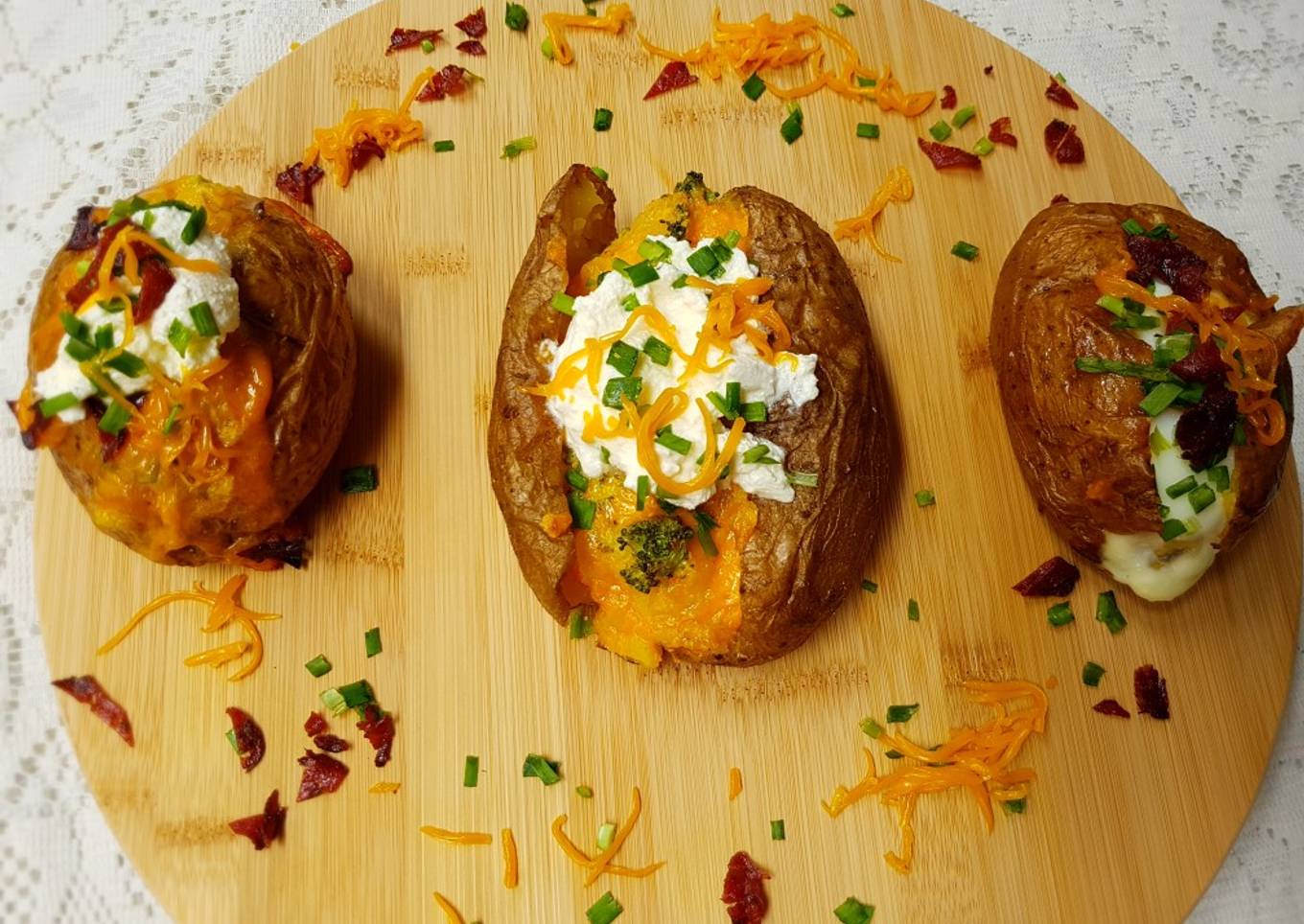 Baked Potato 3 Ways