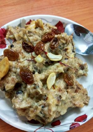 A picture of Bread halwa.
