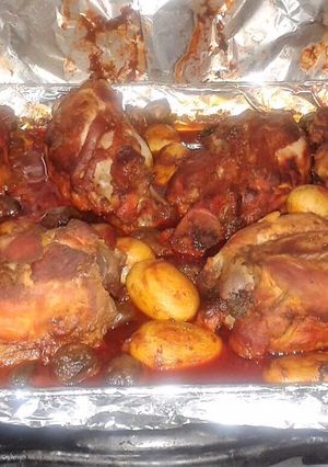 Una foto de Chamorros Adobados al Horno
