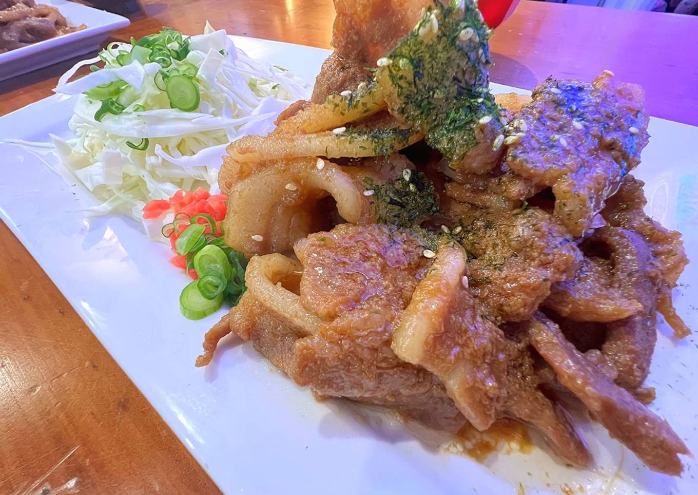 Shogayaki (Stir fried pork with ginger sauce)