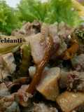 Tumis cingur cabai hijau