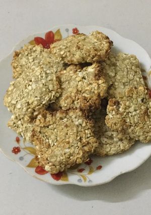 Hình của món Bánh yến mạch chuối.