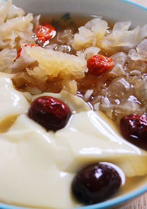 黑糖養生木耳豆花 的食譜成品照片